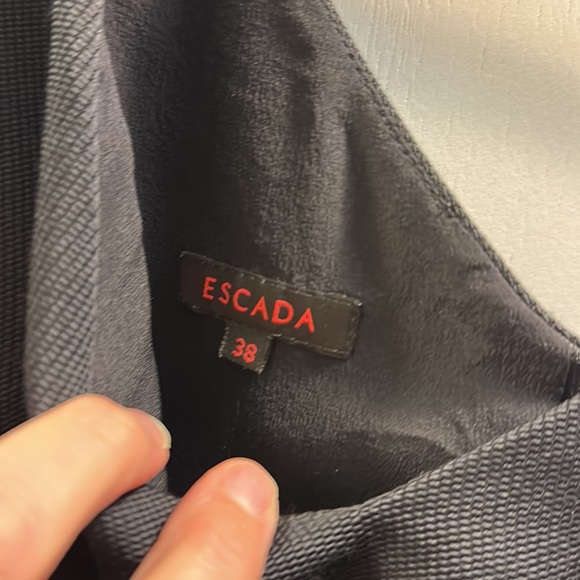 ESCADA Textured Wool Silk Midi Sheath Dress. Size 38. Approx 8-10 US. - Picture 3 of 6